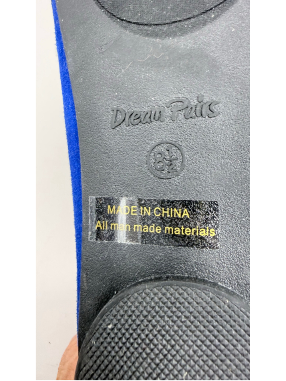 Women's Dream Pairs Blue Mary Jane Ballet Flats Size 8.5